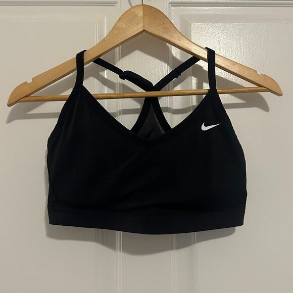 Nike Indy Dri-FIT Light-Support Padded Sprots Bra, Black, Size L - Picture 2 of 4